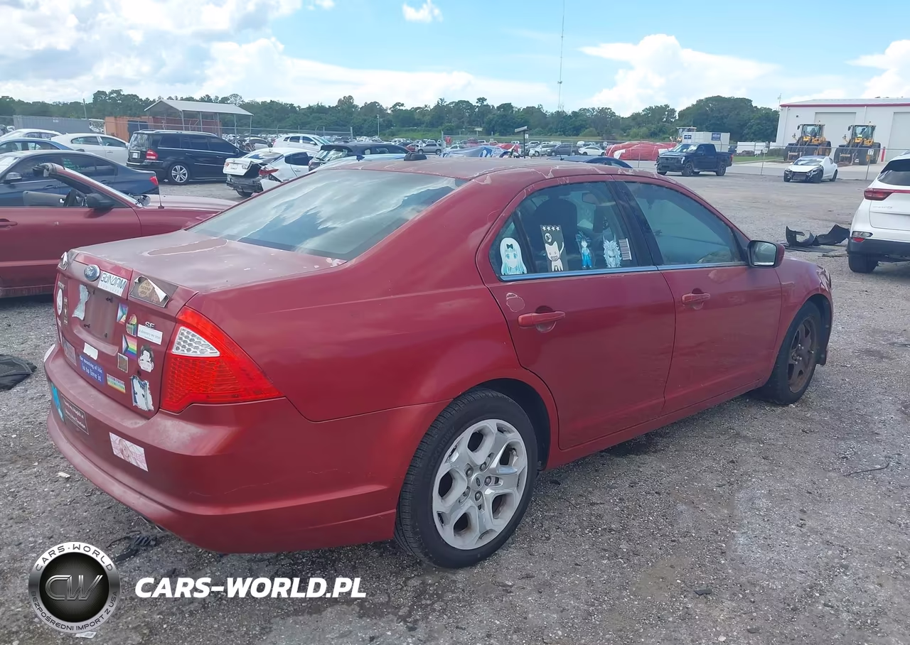 2010 Ford Fusion Se VIN:3FAHP0HA7AR230802 - 4