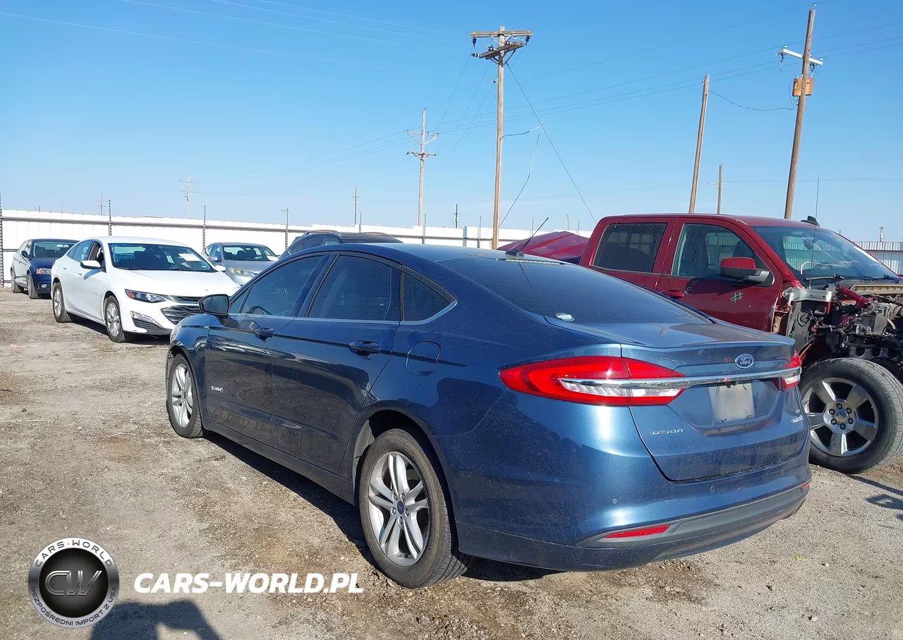 2018 Ford Fusion Hybrid Se VIN:3FA6P0LU4JR267475 - 3