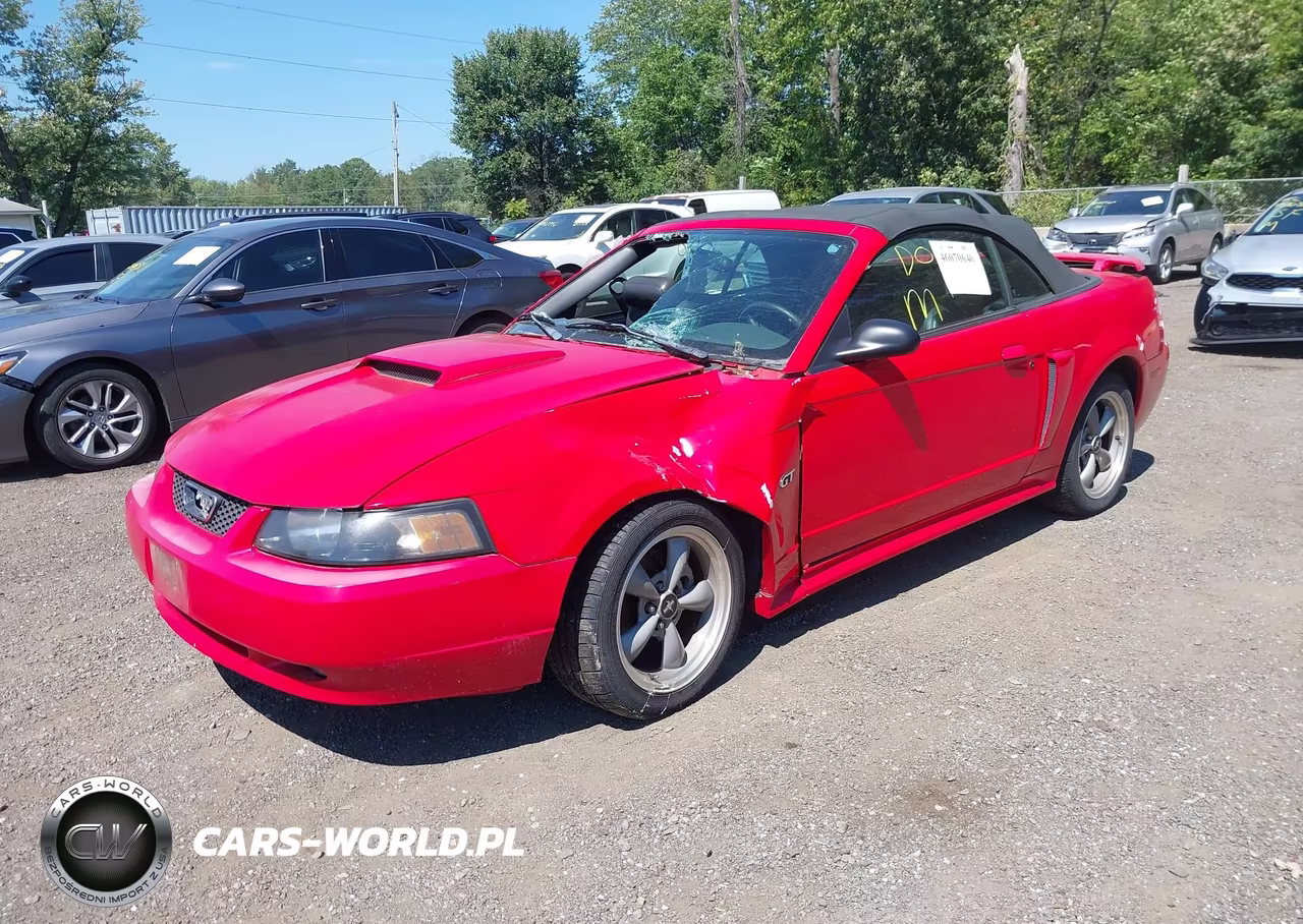 2002 Ford Mustang VIN:1F1FP45X52F176339 - 2