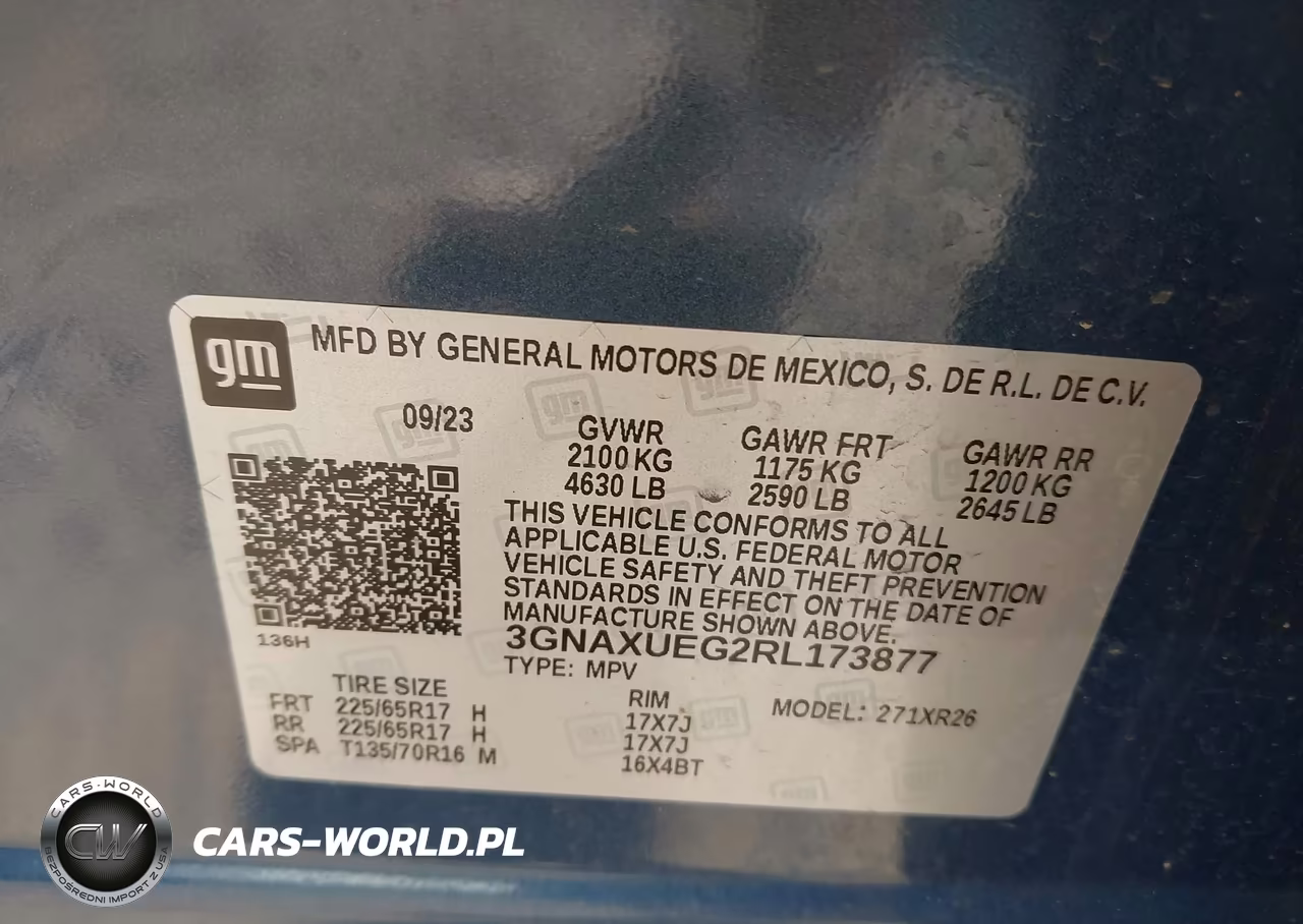 2024 Chevrolet Equinox Awd Lt VIN:3GNAXUEG2RL173877 - 9