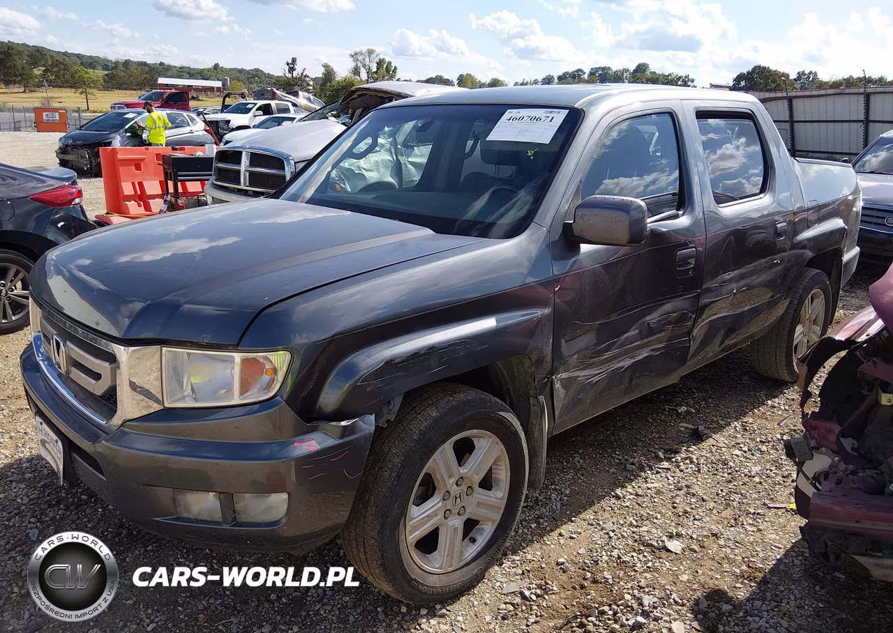 2011 Honda Ridgeline Rtl VIN:5FPYK1F58BB453025 - 2
