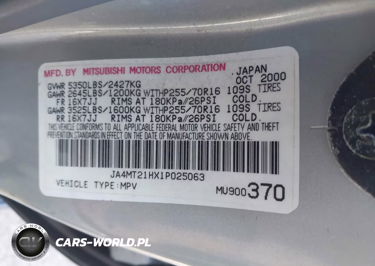 2001 Mitsubishi Montero Sport Es-Ls VIN:JA4MT21HX1P025063 - 9
