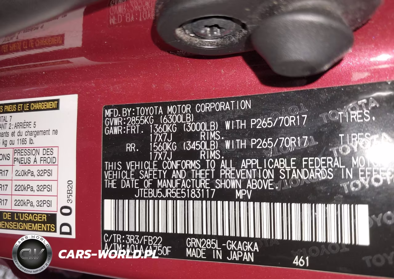 2014 Toyota 4Runner Sr5 VIN:JTEBU5JR5E5183117 - 9