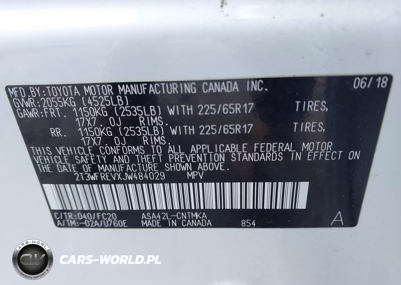 2018 Toyota Rav4 Xle VIN:2T3WFREVXJW484029 - 9