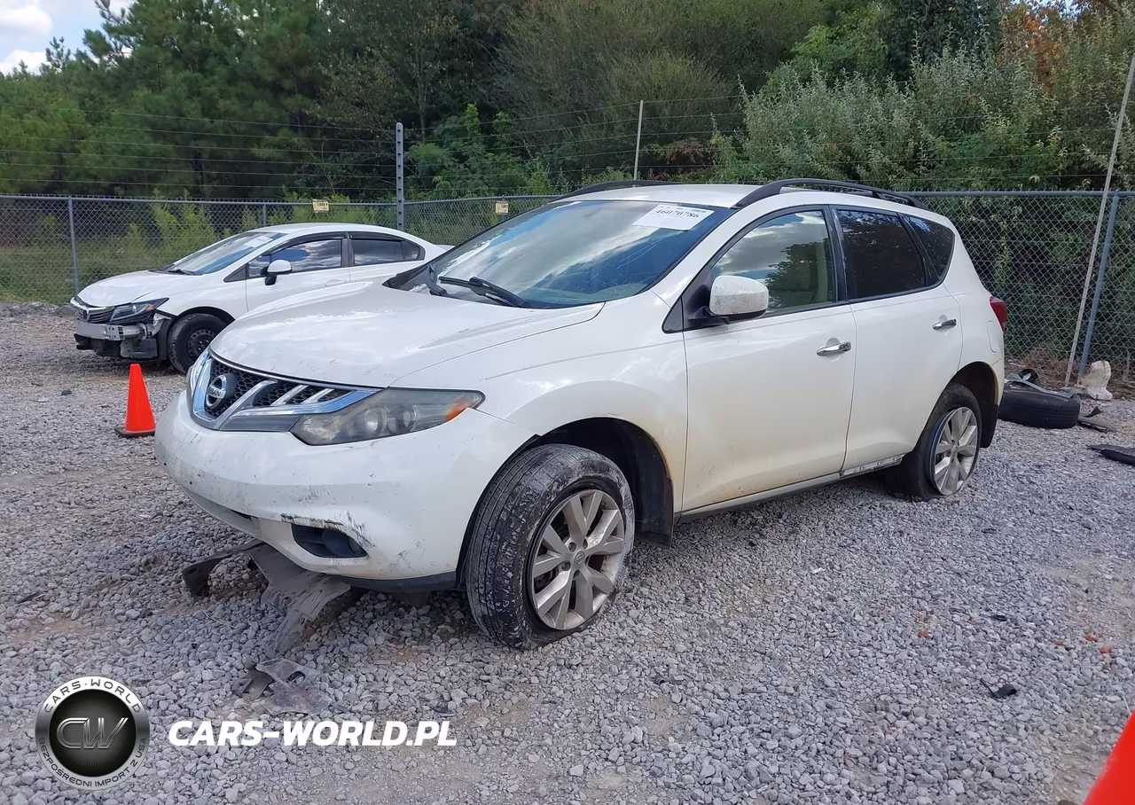 2014 Nissan Murano Sv VIN:JN8AZ1MU3EW418154 - 2