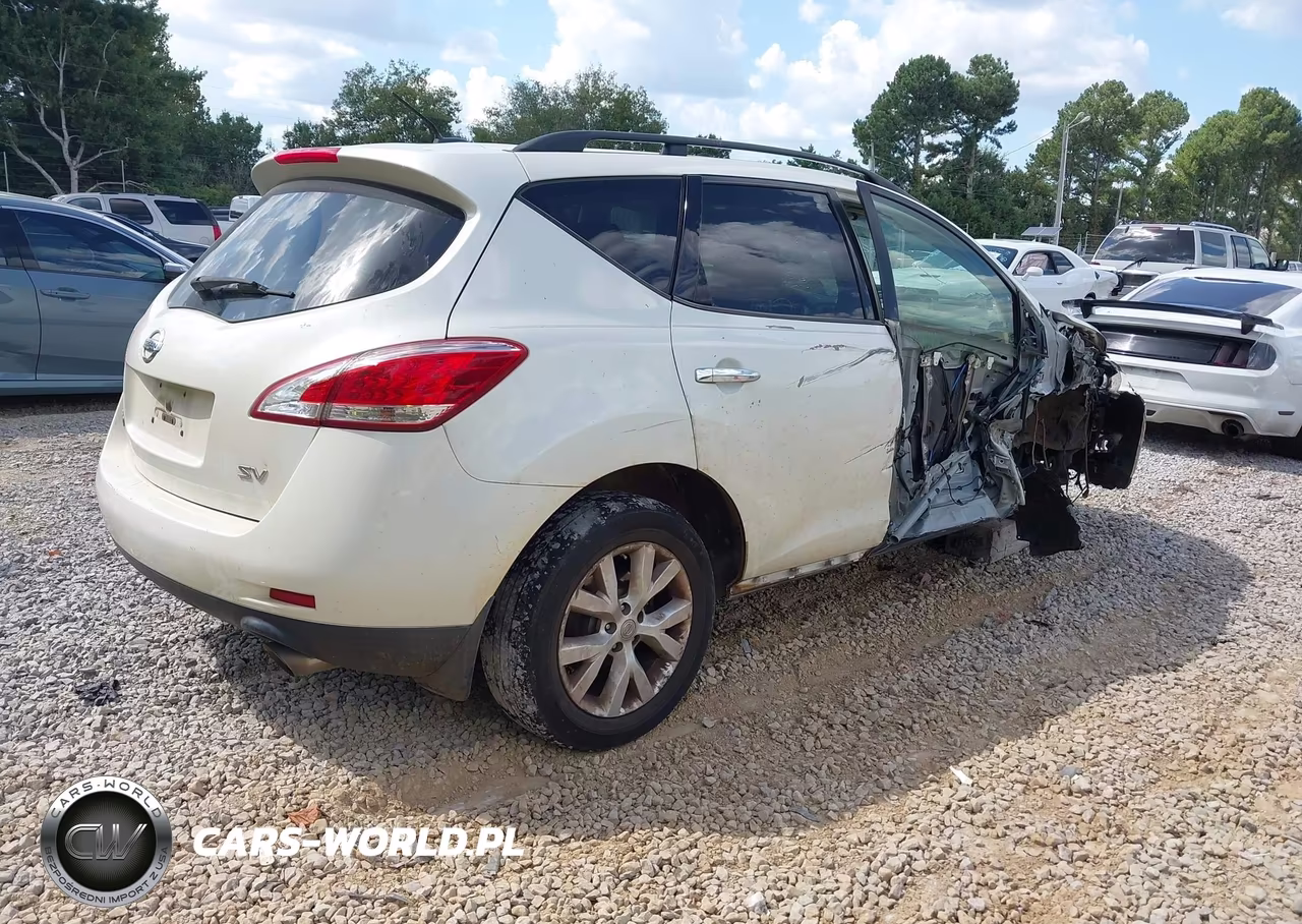 2014 Nissan Murano Sv VIN:JN8AZ1MU3EW418154 - 4