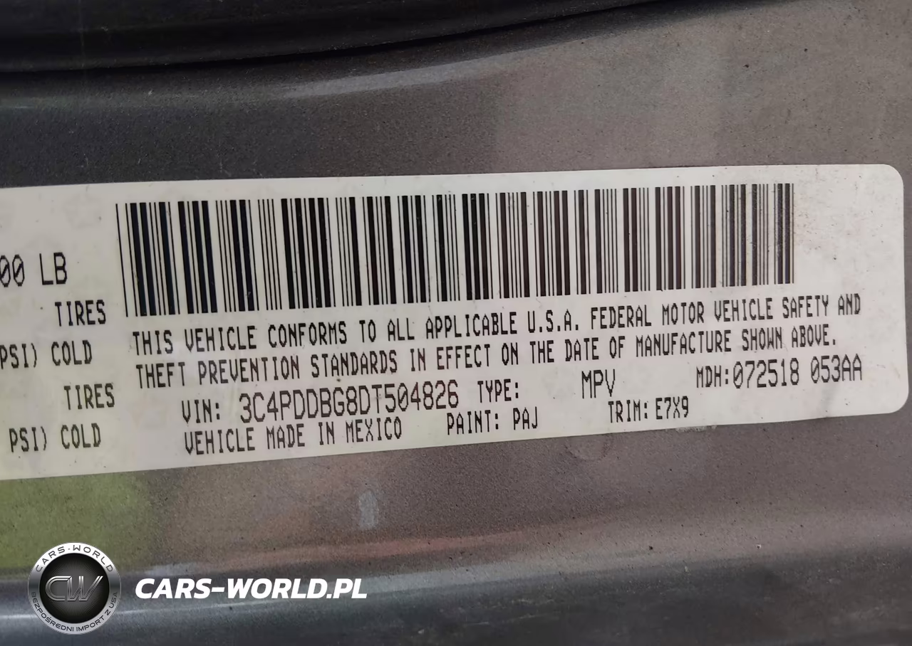2013 Dodge Journey Sxt VIN:3C4PDDBG8DT504826 - 9