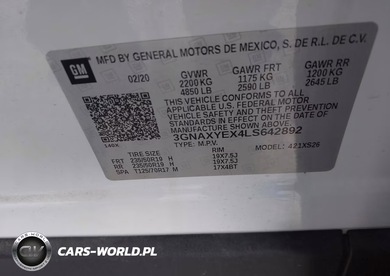 2020 Chevrolet Equinox Premier VIN:3GNAXYEX4LS642892 - 9