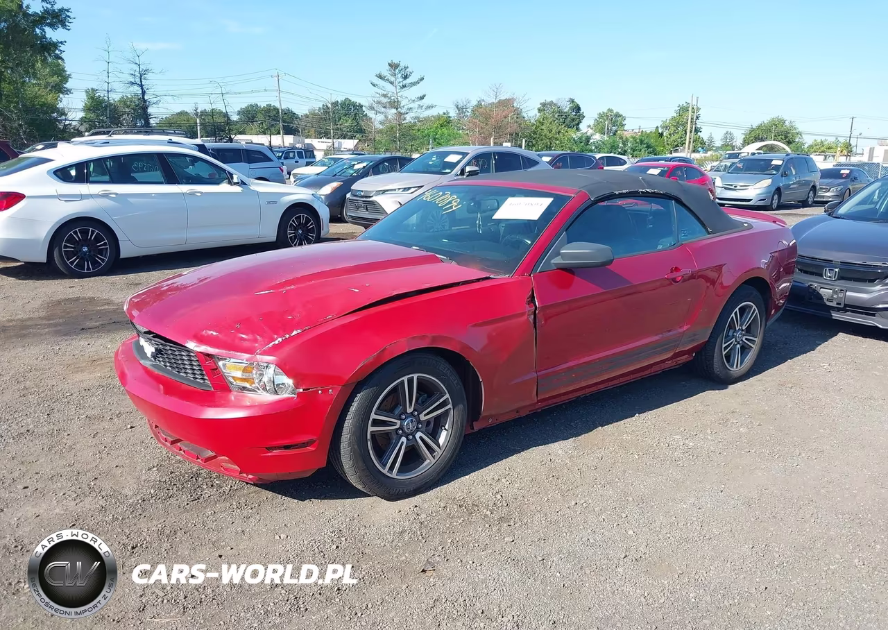 2010 FORD MUSTANG VIN:1ZVBP8EN2A5166903 - 2