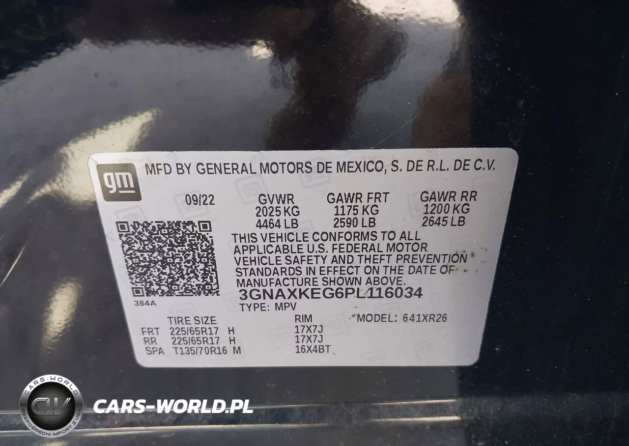 2023 Chevrolet Equinox Fwd Lt VIN:3GNAXKEG6PL116034 - 9