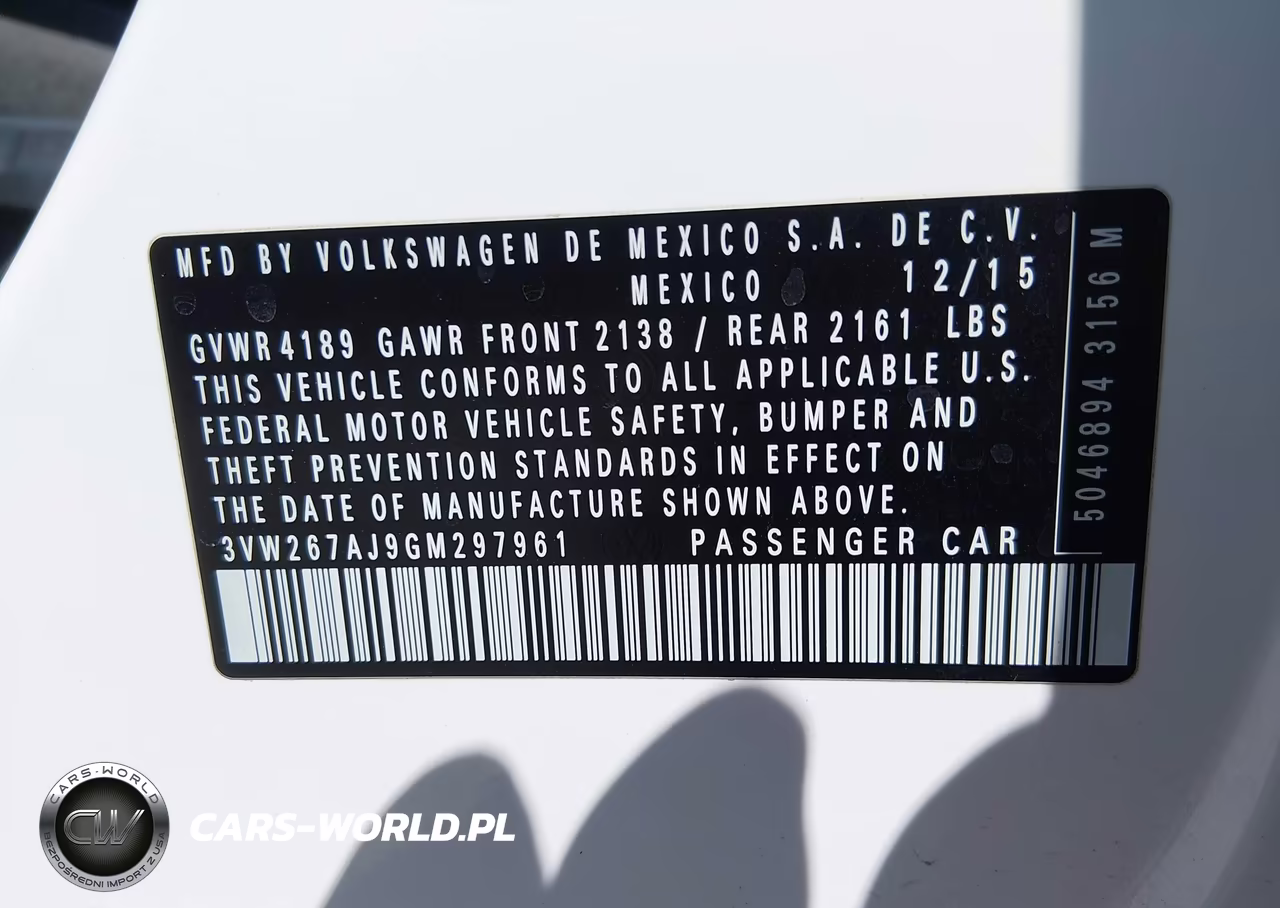 2016 Volkswagen Jetta 1.4T S VIN:3VW267AJ9GM297961 - 9