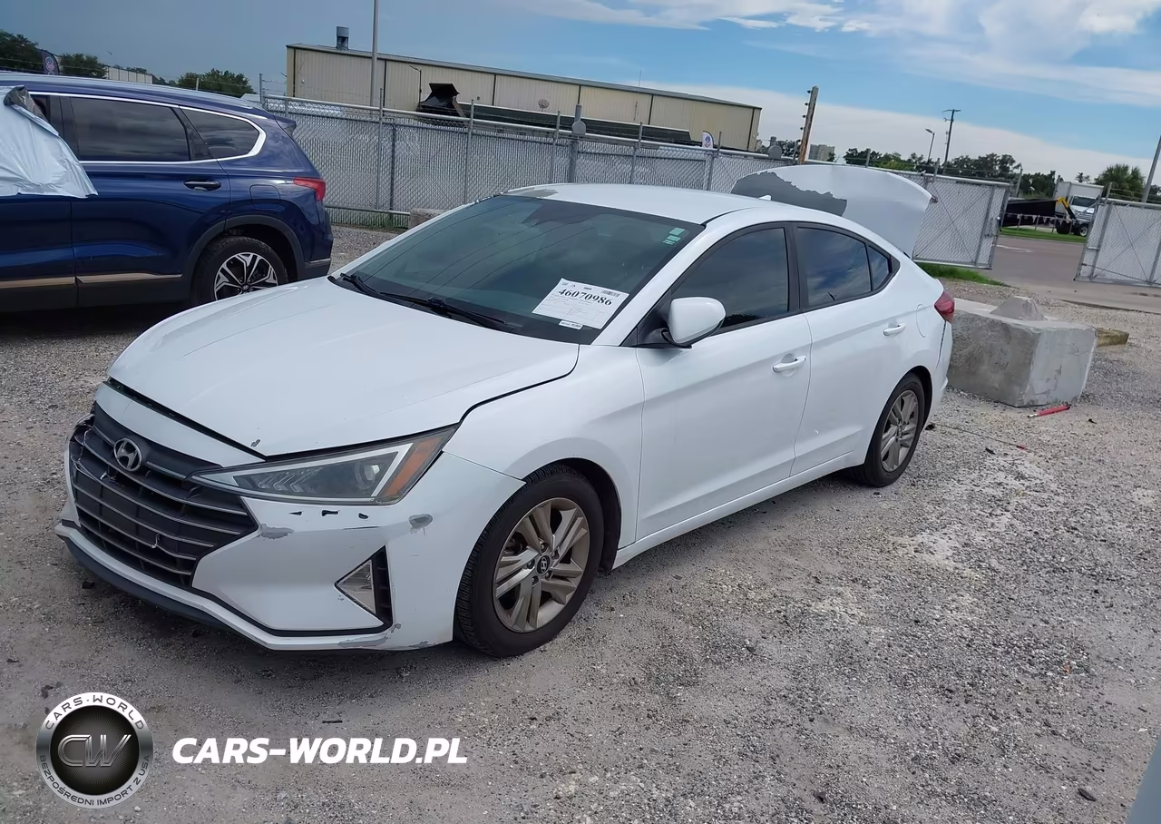 2019 Hyundai Elantra Sel VIN:5NPD84LF4KH408458 - 2