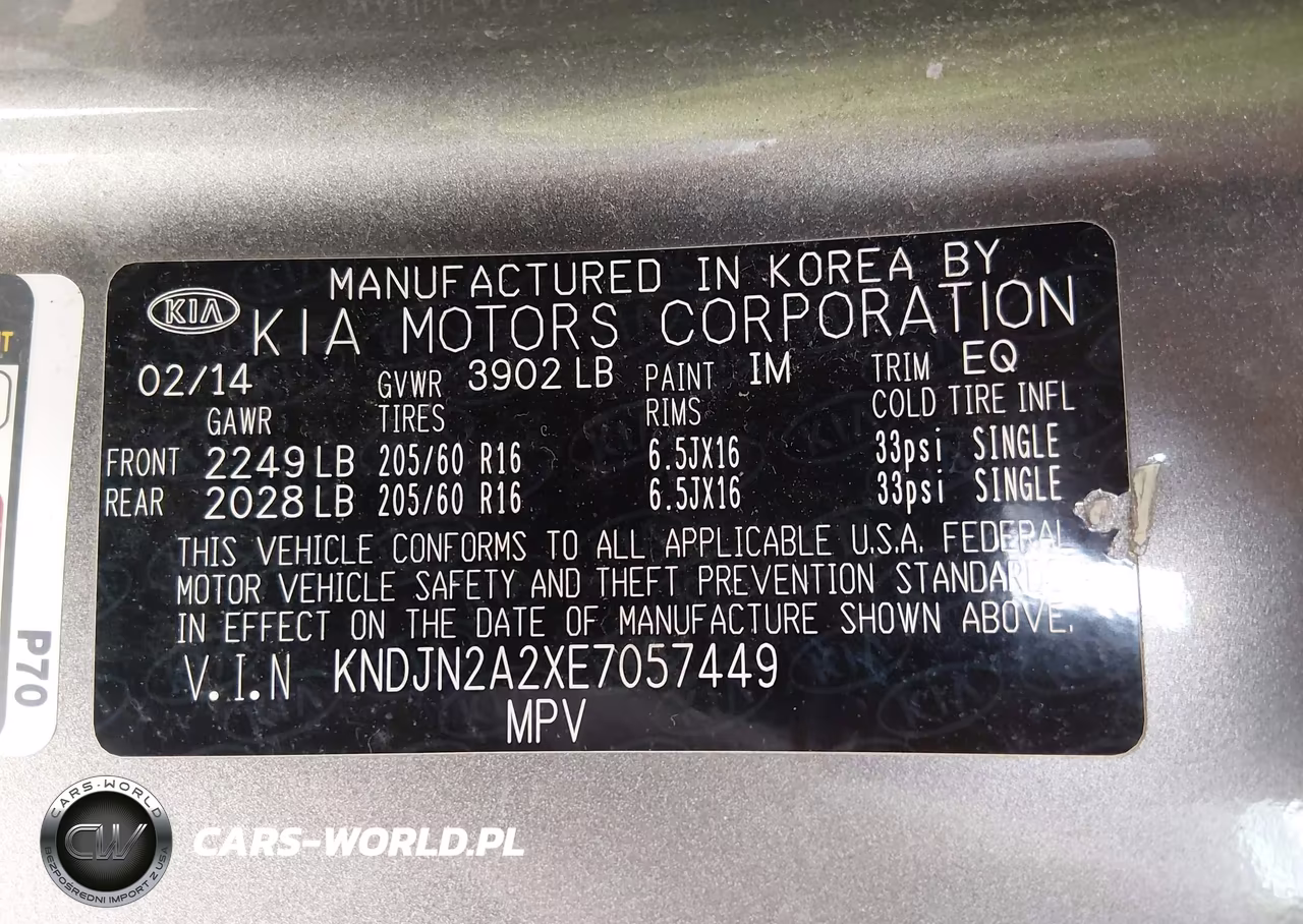 2014 Kia Soul VIN:KNDJN2A2XE7057449 - 9