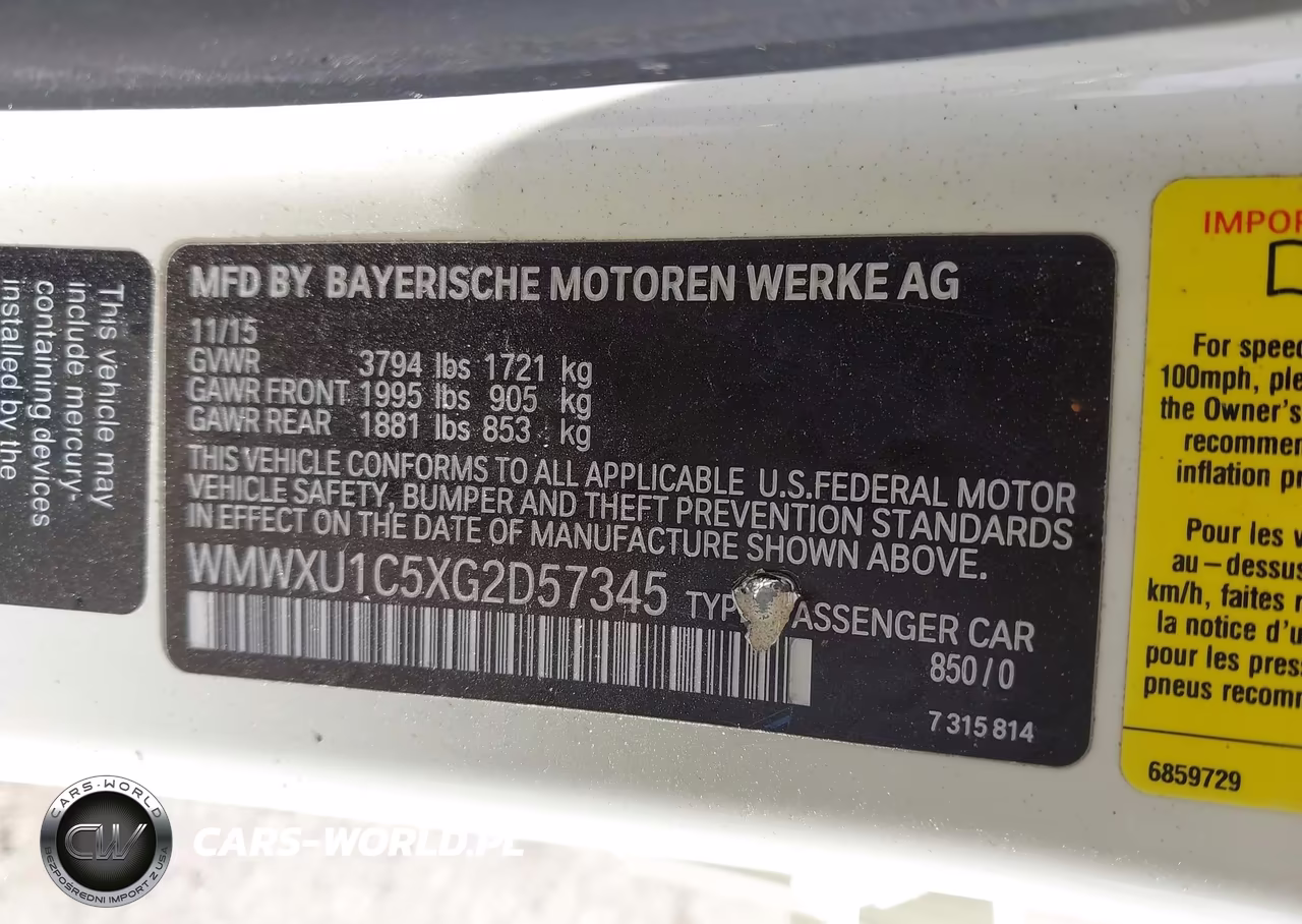 2016 Mini Hardtop Cooper VIN:WMWXU1C5XG2D57345 - 9