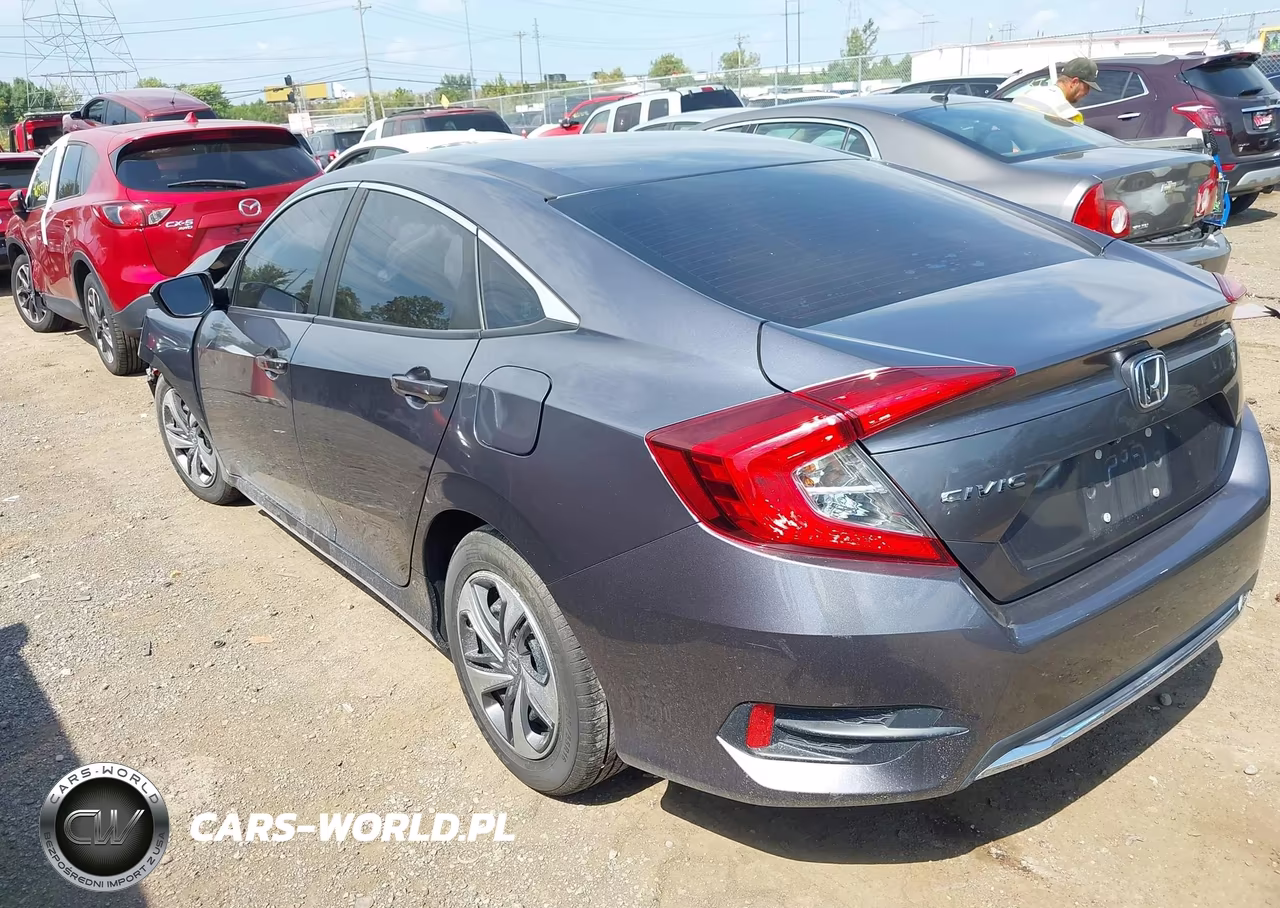 2020 Honda Civic Lx VIN:2HGFC2F63LH554255 - 3