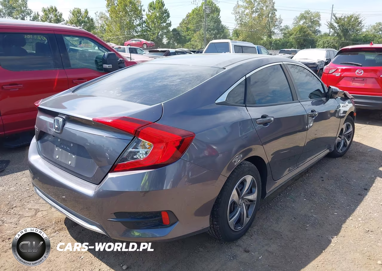 2020 Honda Civic Lx VIN:2HGFC2F63LH554255 - 4