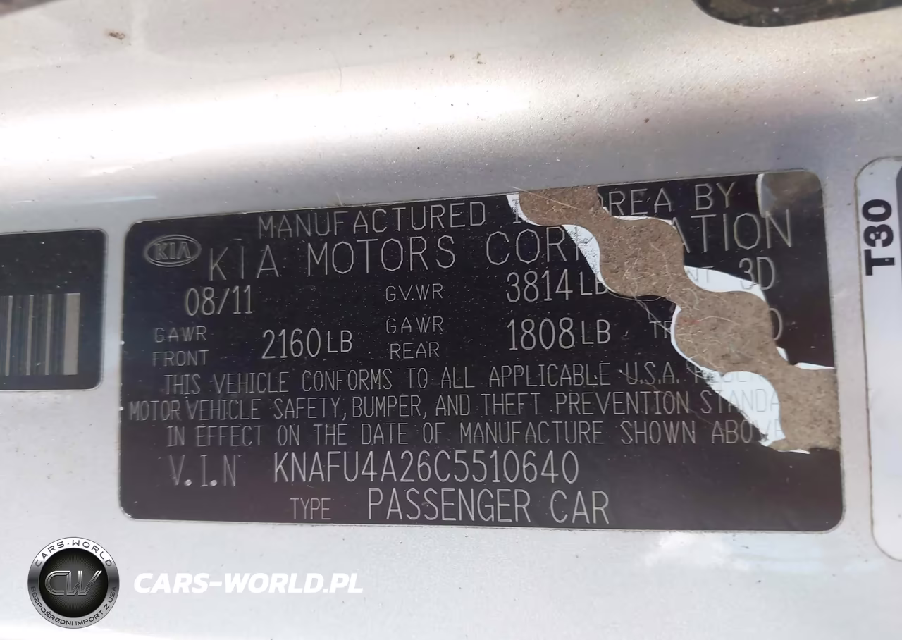 2012 Kia Forte Ex VIN:KNAFU4A26C5510640 - 9