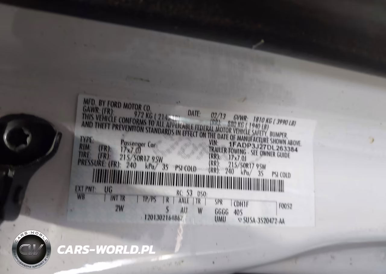2013 Ford Focus Titanium VIN:1FADP3J27DL263384 - 9