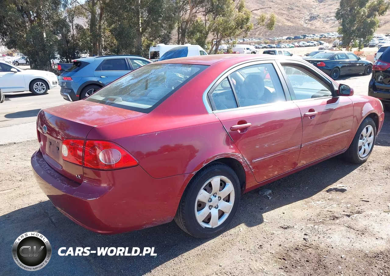 2008 Kia Optima Lx VIN:KNAGE123185179173 - 4