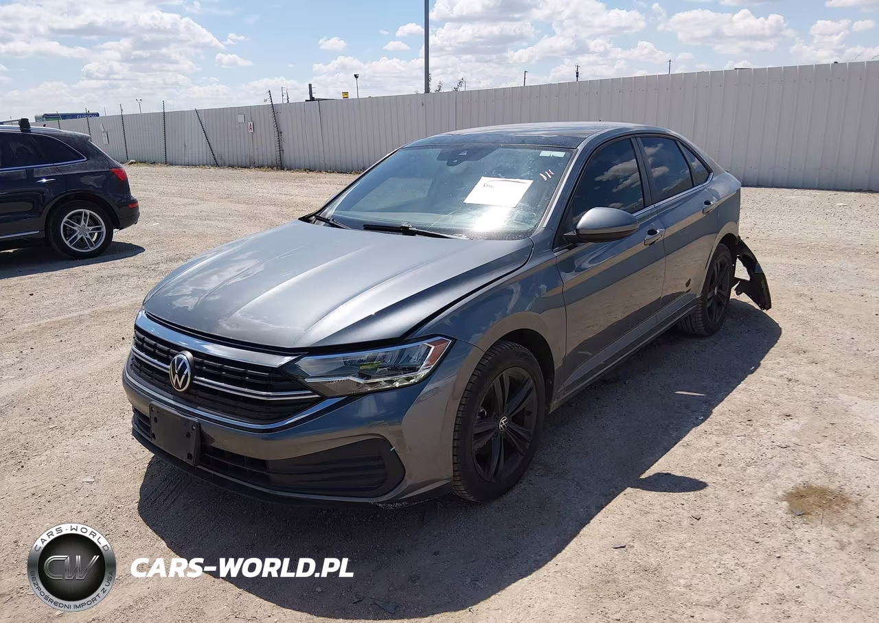 2022 Volkswagen Jetta 1.5T Se VIN:3VW7M7BUXNM003453 - 2