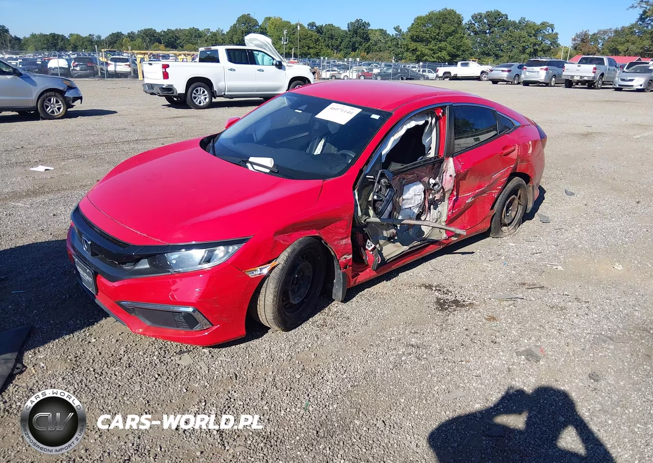 2020 Honda Civic Lx VIN:2HGFC2F67LH577697 - 2