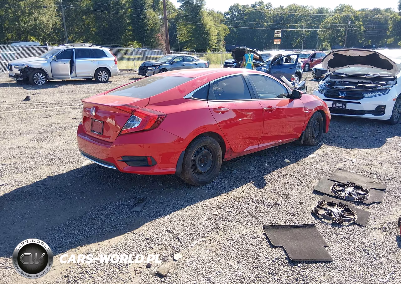 2020 Honda Civic Lx VIN:2HGFC2F67LH577697 - 4