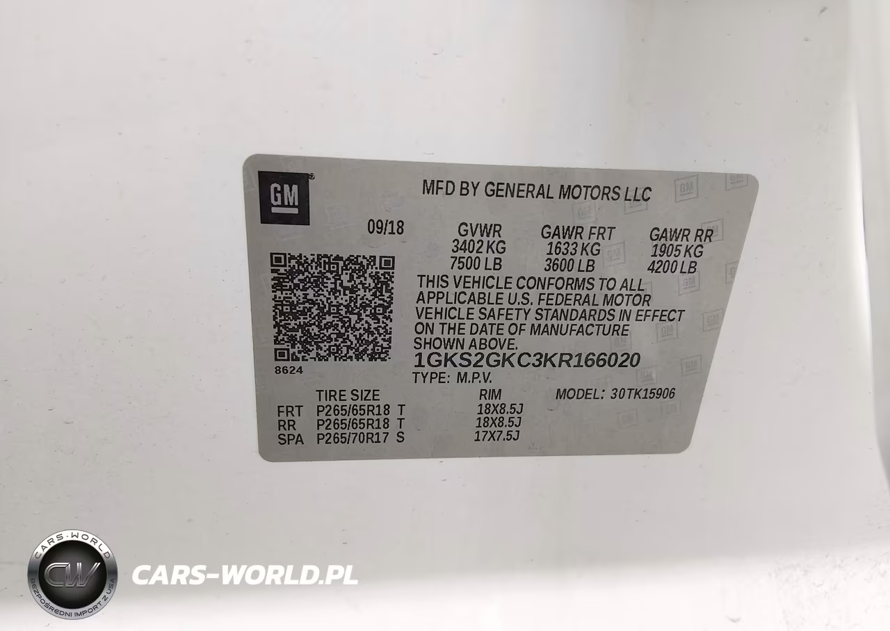 2019 GMC Yukon Xl Slt VIN:1GKS2GKC3KR166020 - 9