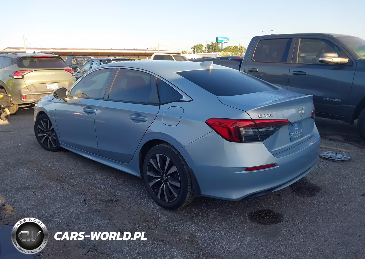 2022 Honda Civic Ex VIN:2HGFE1F71NH323144 - 3