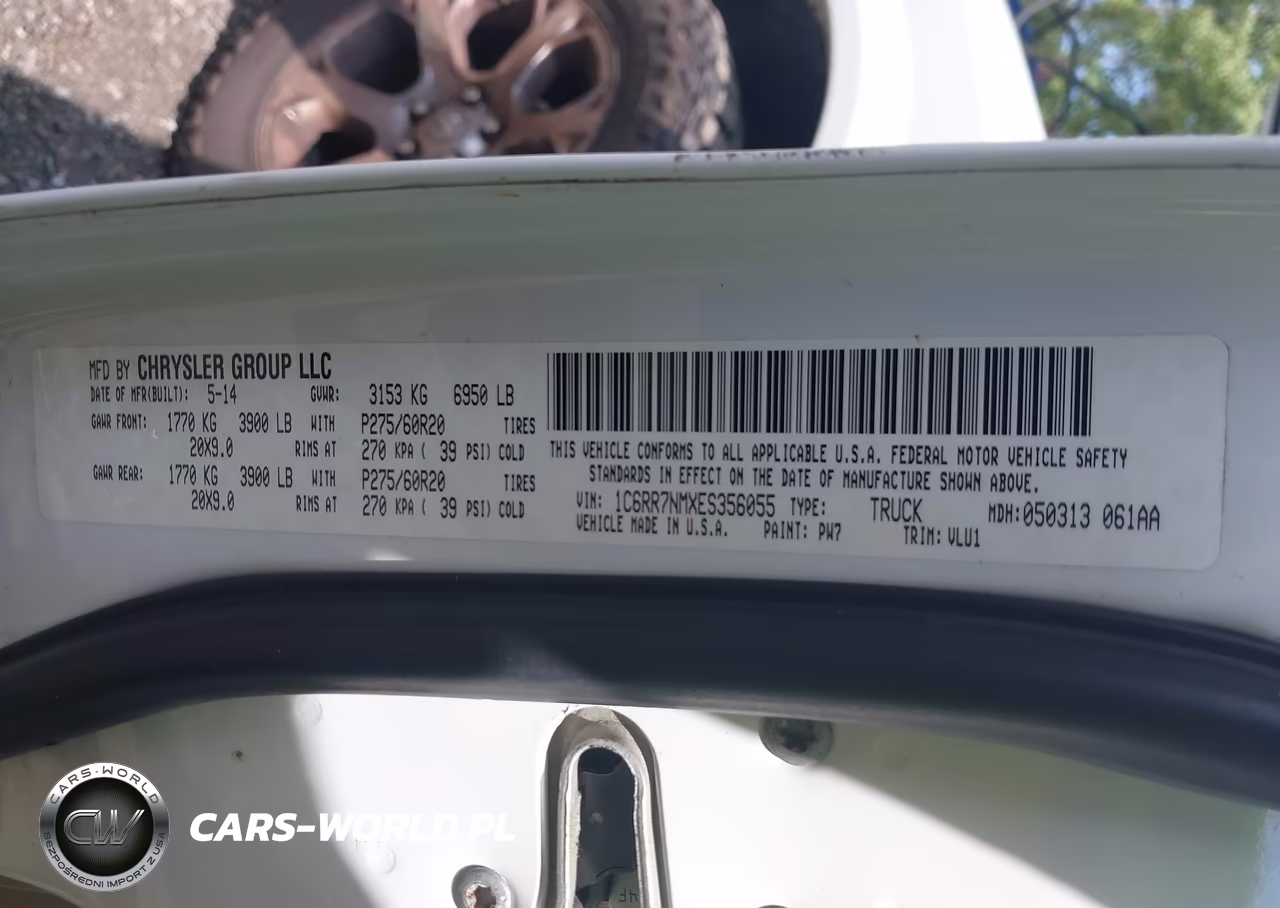 2014 Ram 1500 Laramie VIN:1C6RR7NMXES356055 - 9