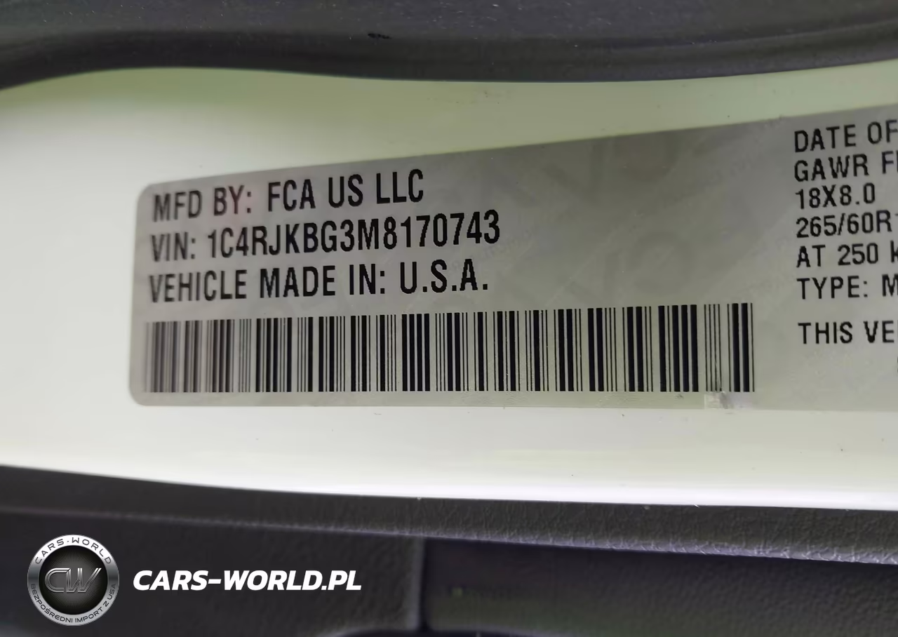 2021 Jeep Grand Cherokee L Limited 4X4 VIN:1C4RJKBG3M8170743 - 9