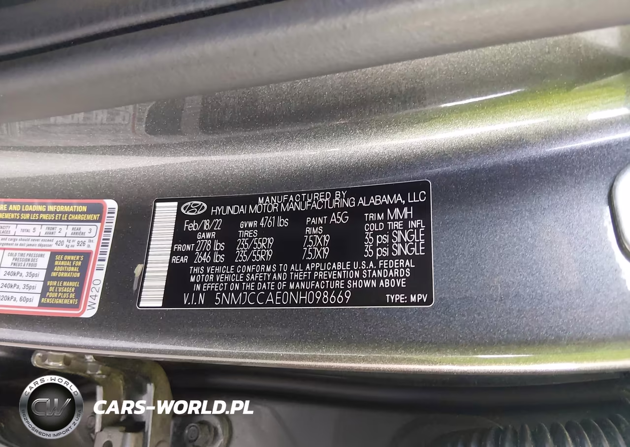 2022 Hyundai Tucson Sel VIN:5NMJCCAE0NH098669 - 9