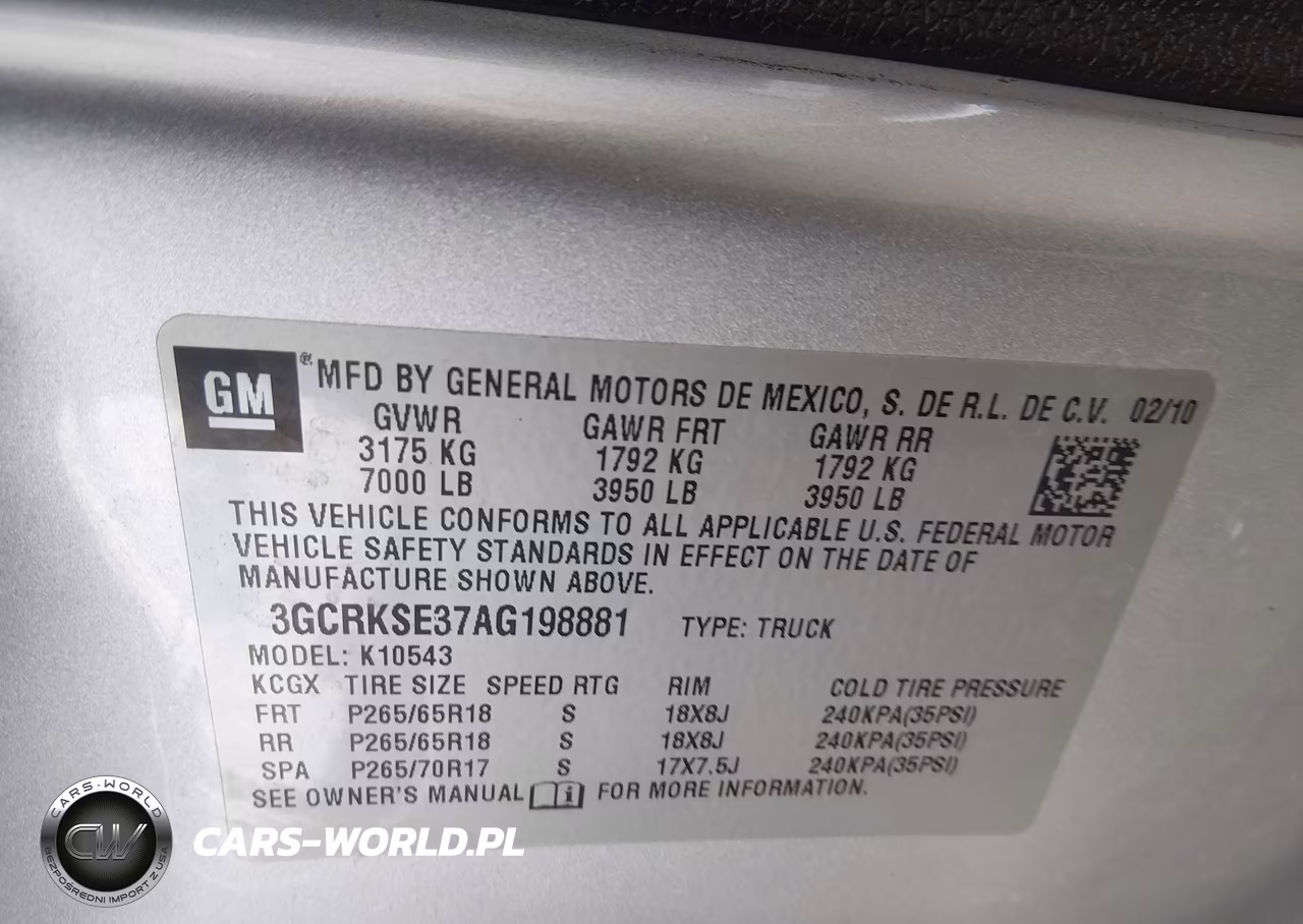 2010 Chevrolet Silverado K1500 Lt VIN:3GCRKSE37AG198881 - 9