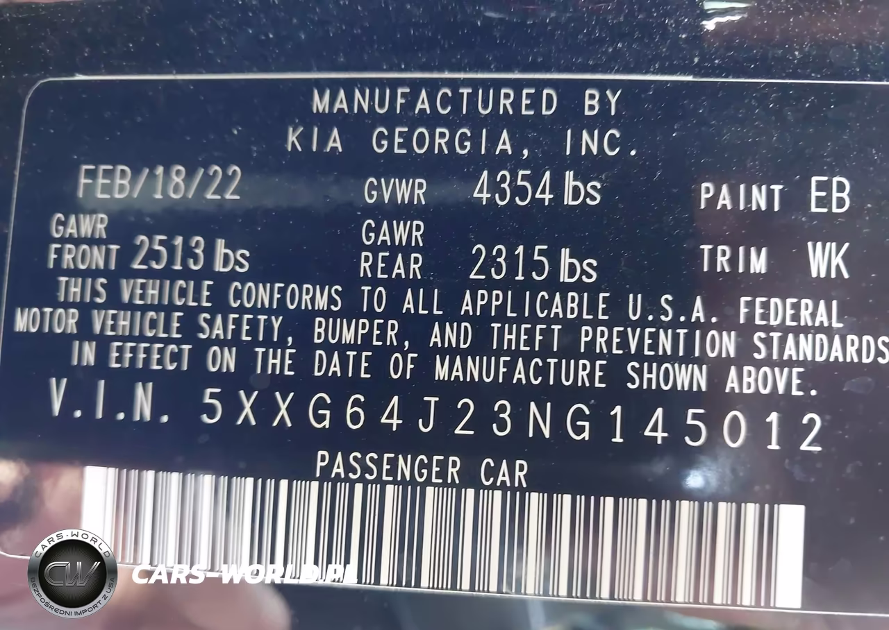 2022 Kia K5 Gt-Line VIN:5XXG64J23NG145012 - 9