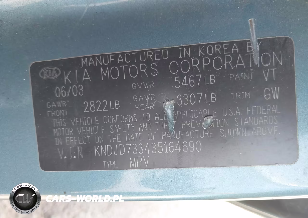 2003 Kia Sorento Ex-Lx VIN:KNDJD733435164690 - 9