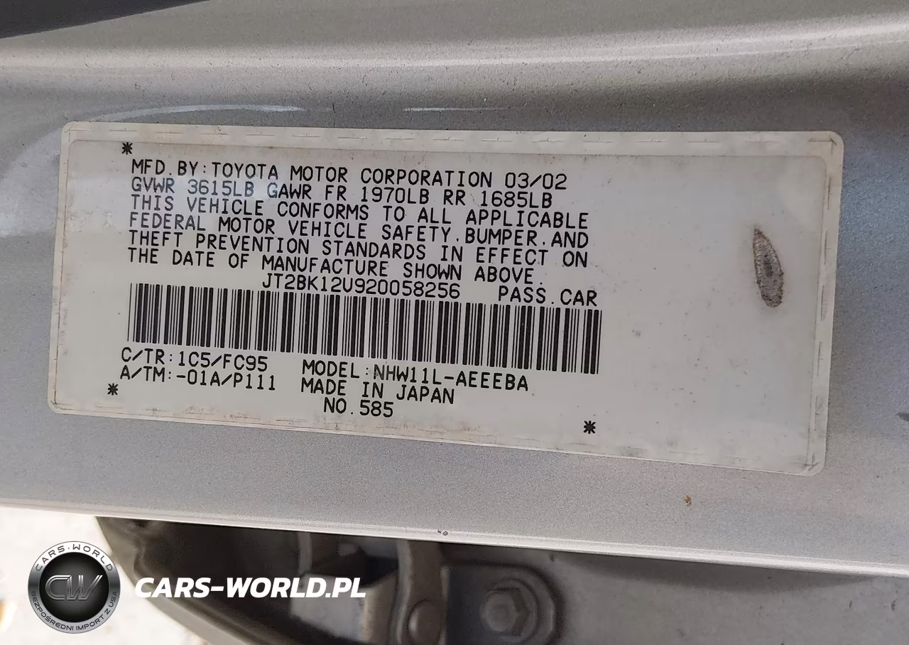 2002 Toyota Prius VIN:JT2BK12U920058256 - 9