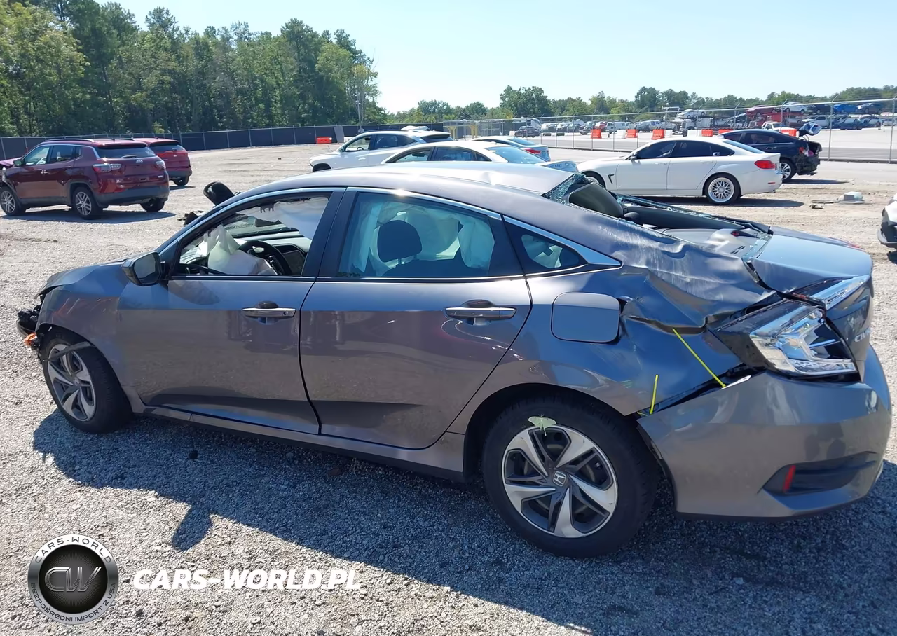 2019 Honda Civic Lx VIN:19XFC2F61KE030367 - 3