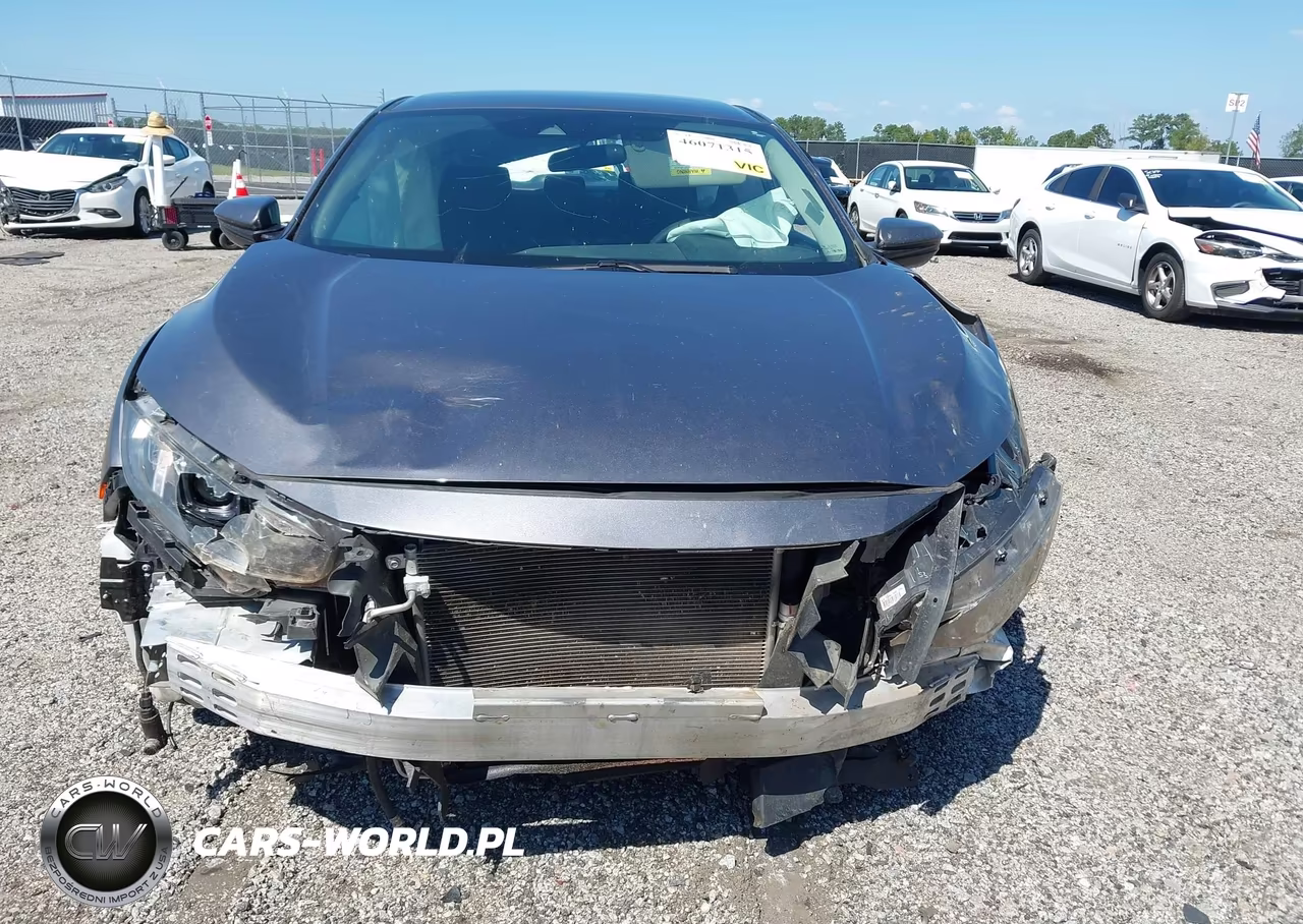 2019 Honda Civic Lx VIN:19XFC2F61KE030367 - 6