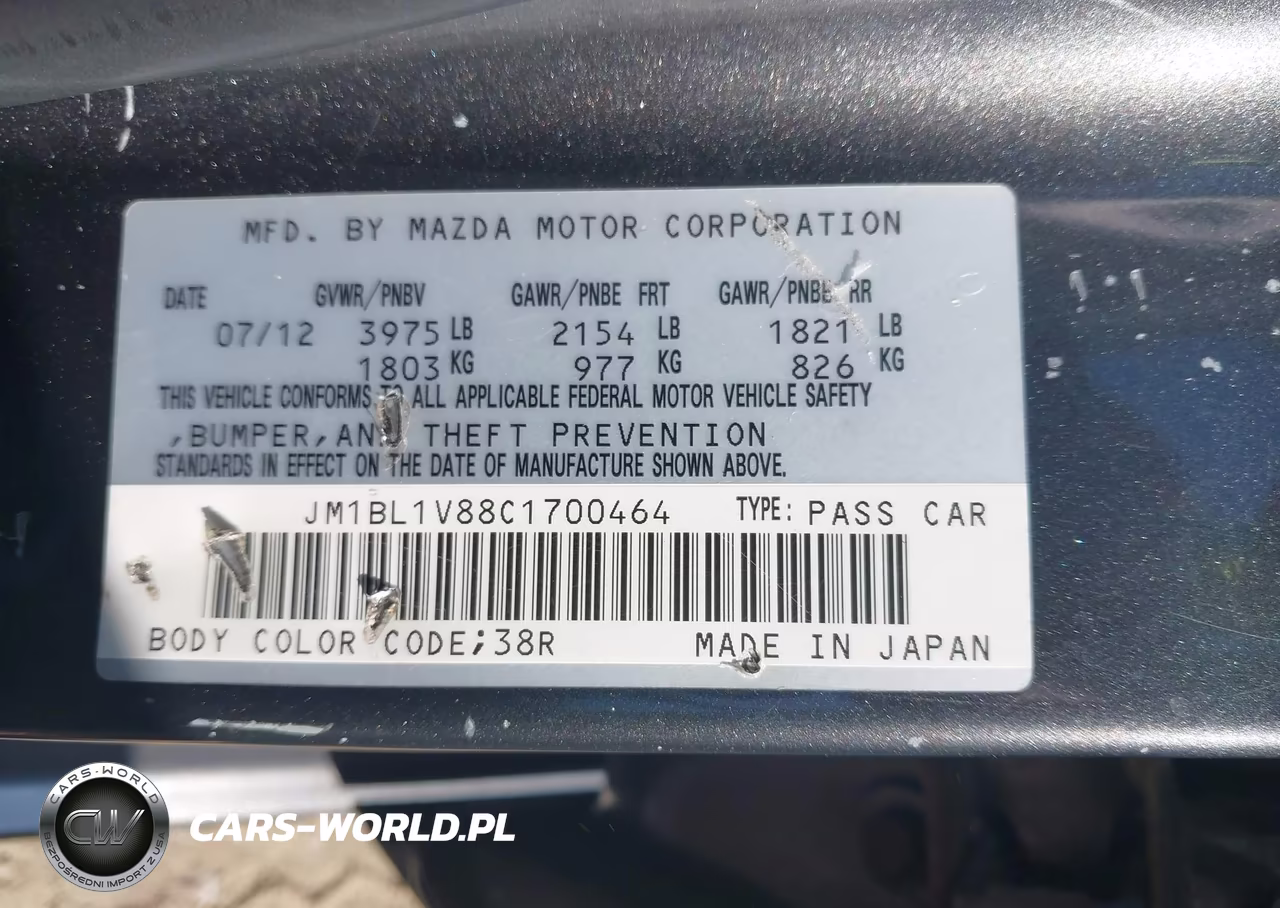 2012 Mazda Mazda3 I Touring VIN:JM1BL1V88C1700464 - 9