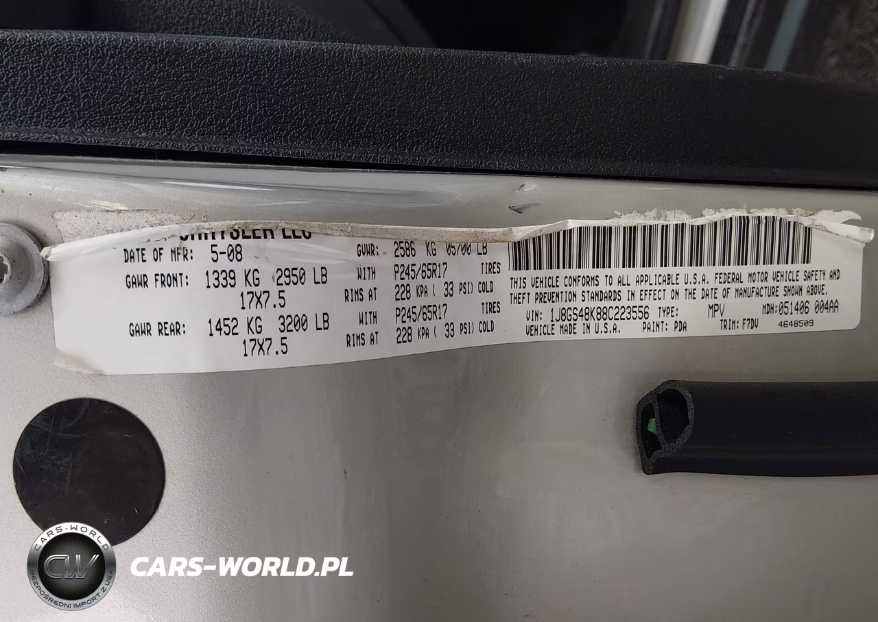 2008 Jeep Grand Cherokee Laredo VIN:1J8GS48K88C223556 - 9
