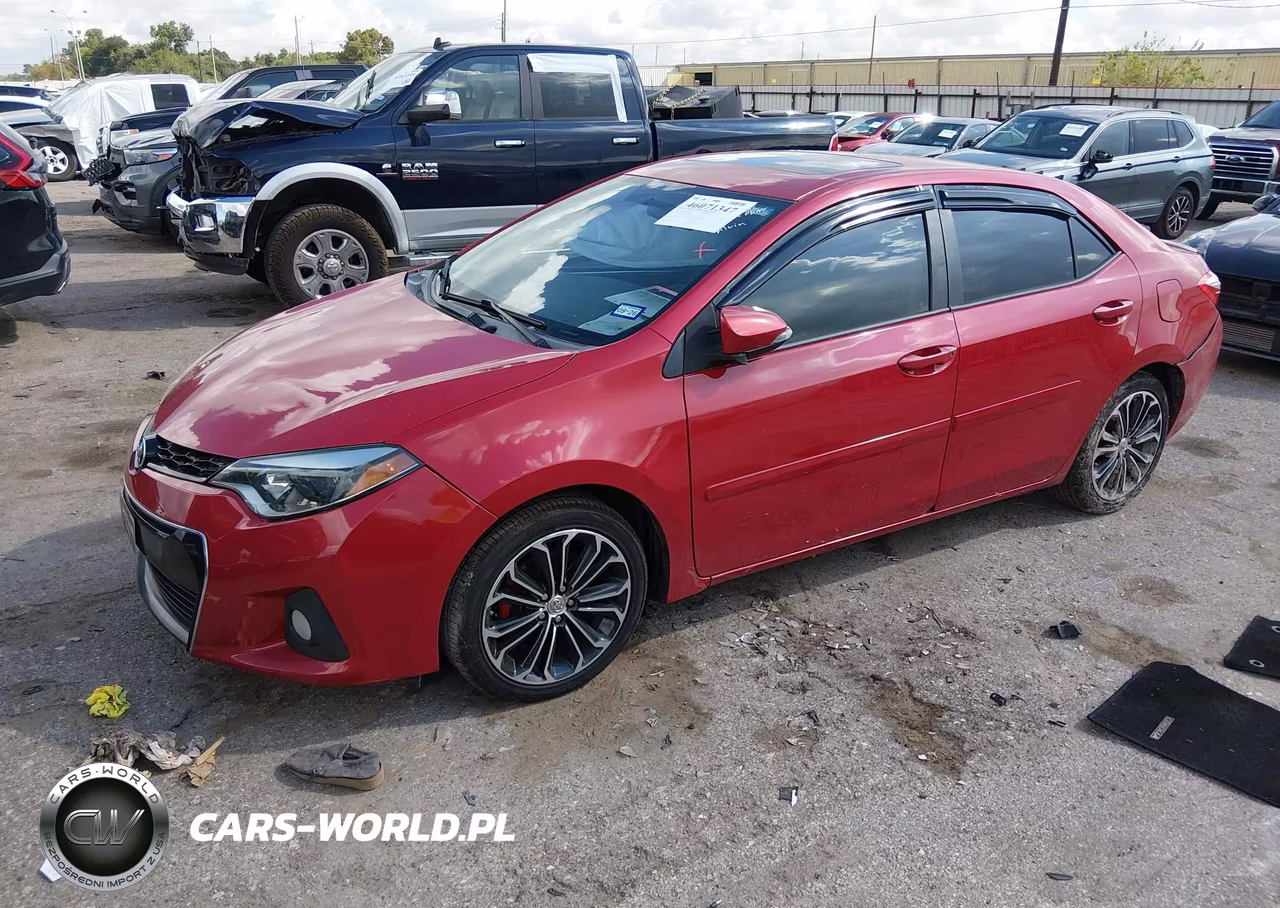 2015 Toyota Corolla S Plus VIN:2T1BURHE7FC320285 - 2