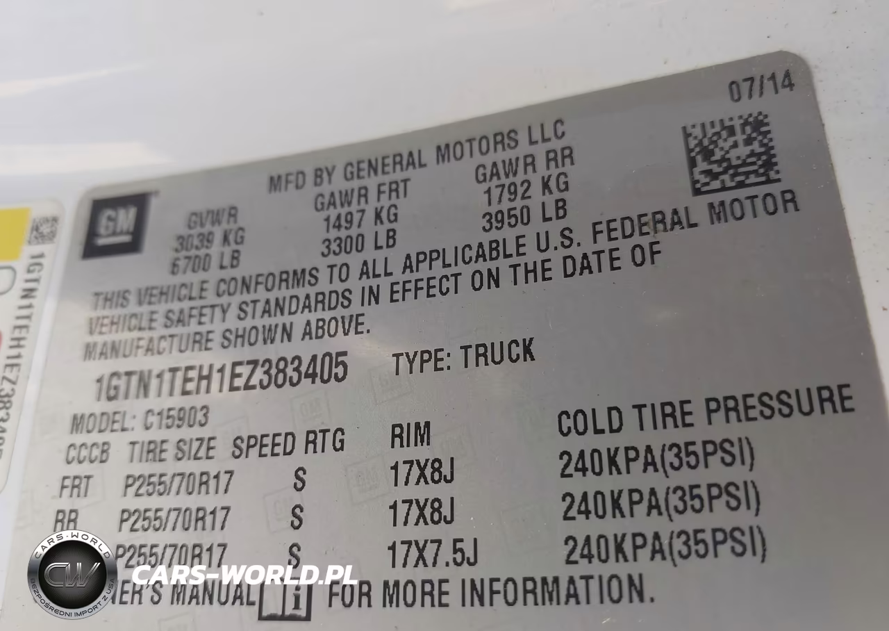 2014 GMC Sierra 1500 VIN:1GTN1TEH1EZ383405 - 9