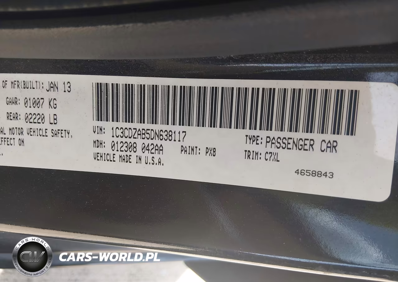 2013 Dodge Avenger Se VIN:1C3CDZAB5DN638117 - 9