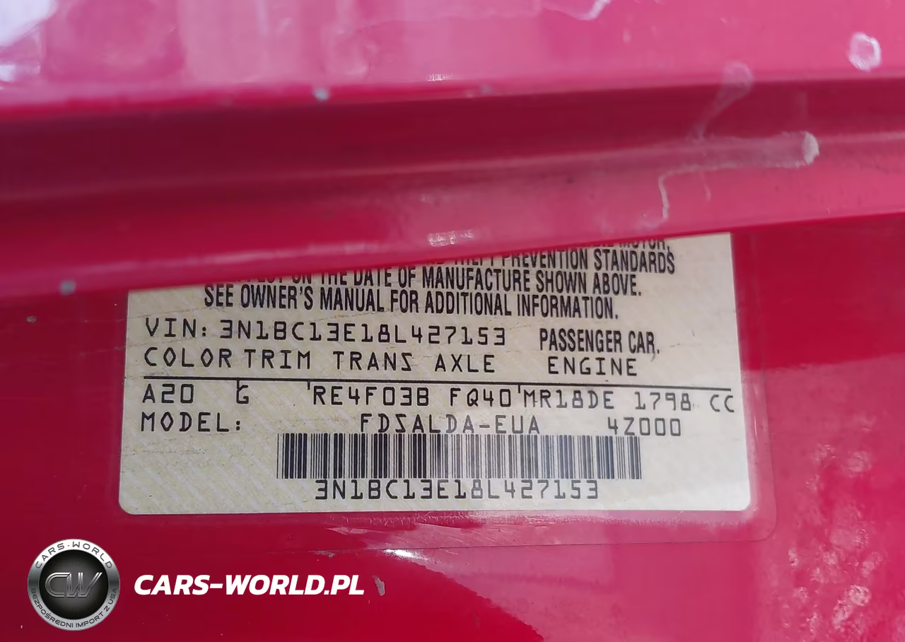 2008 Nissan Versa 1.8S VIN:3N1BC13E18L427153 - 9