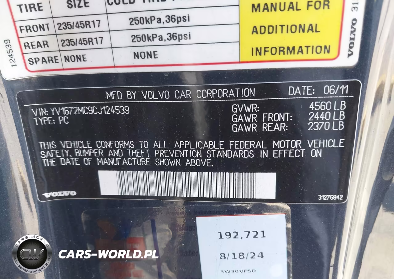 2012 Volvo C70 T5 VIN:YV1672MC9CJ124539 - 9