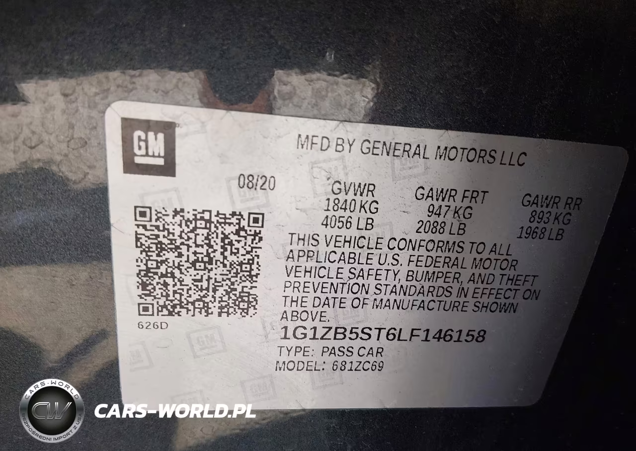2020 Chevrolet Malibu Fwd Ls VIN:1G1ZB5ST6LF146158 - 9
