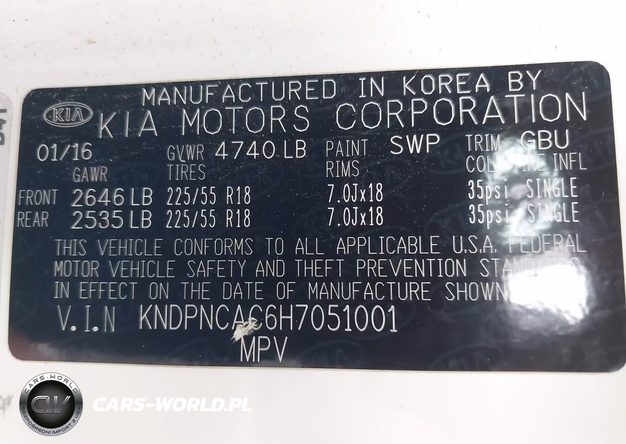 2017 Kia Sportage Ex VIN:KNDPNCAC6H7051001 - 9