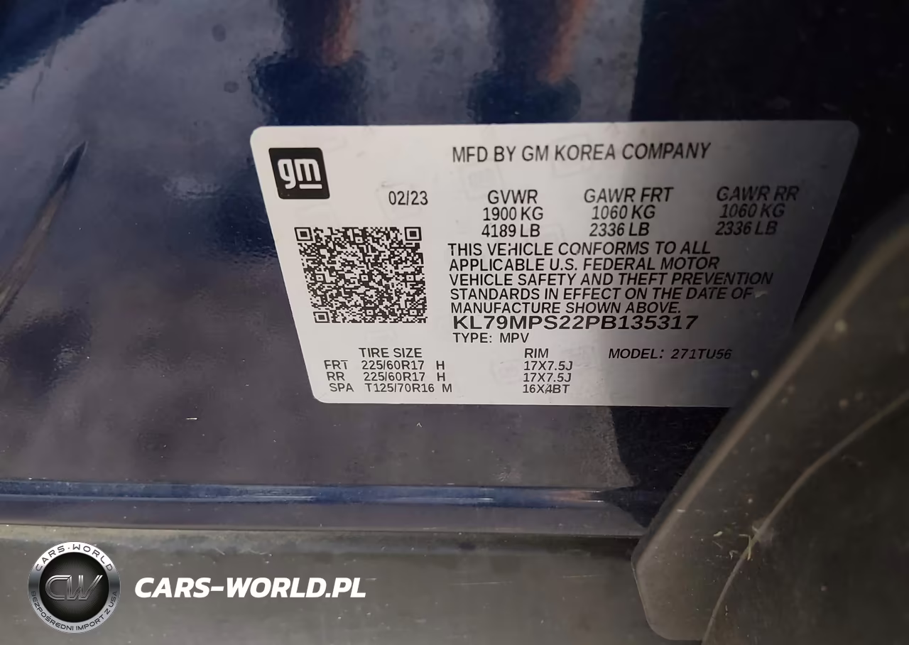 2023 Chevrolet Trailblazer Fwd Lt VIN:KL79MPS22PB135317 - 9