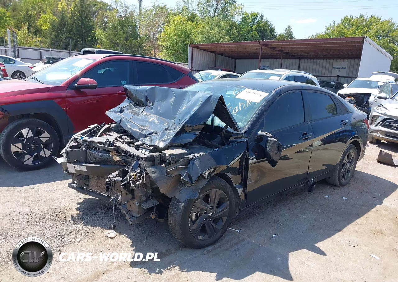 2021 Hyundai Elantra Sel VIN:KMHLM4AG9MU196499 - 2