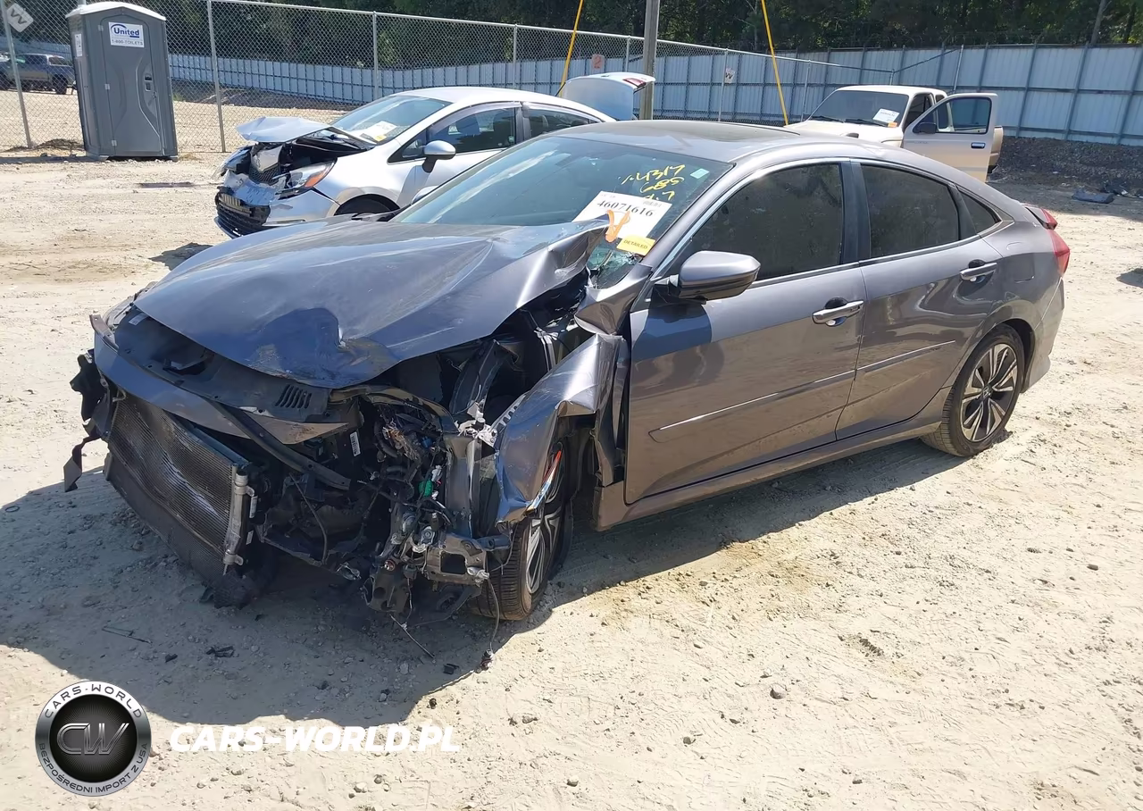 2017 Honda Civic Ex-L VIN:19XFC1F76HE024317 - 2