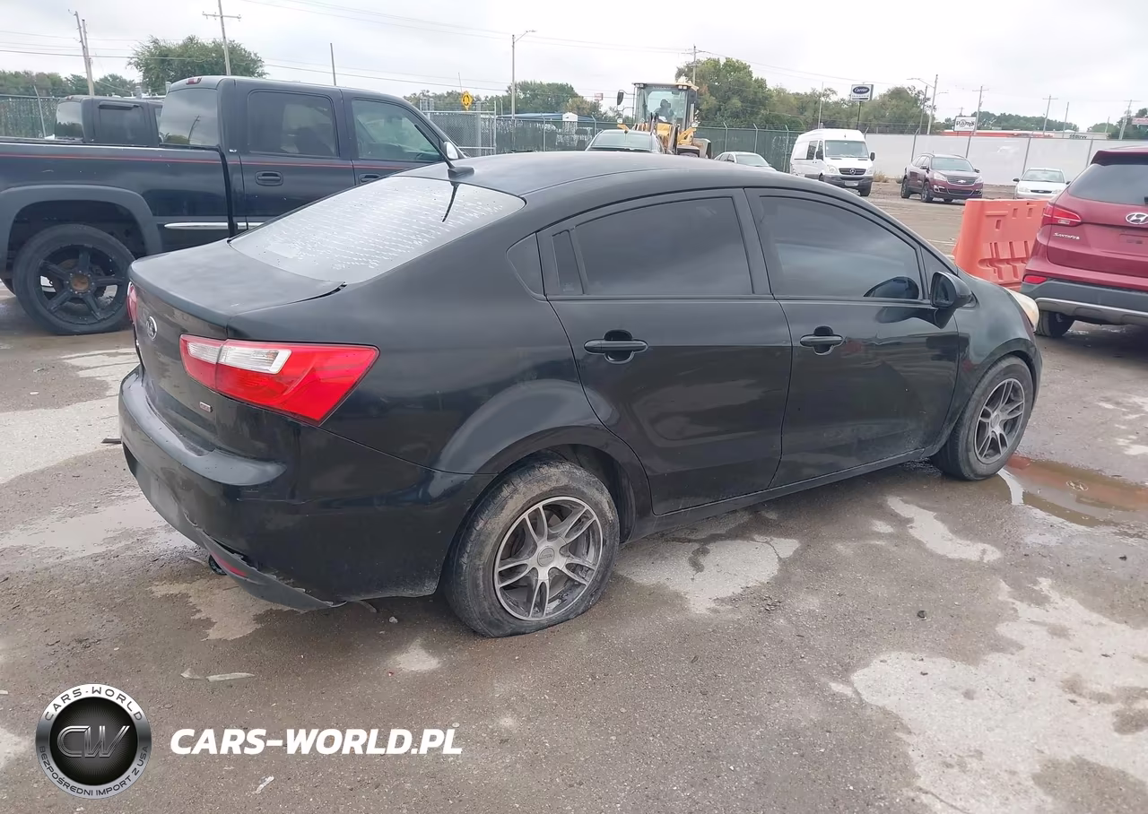 2015 Kia Rio Lx VIN:KNADM4A39F6507424 - 4
